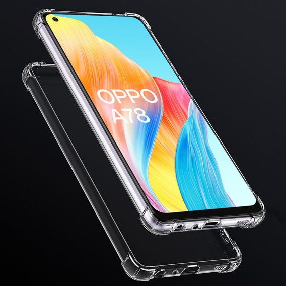 Pouzdro pro Oppo A78 4G, Dropproof, průhledné