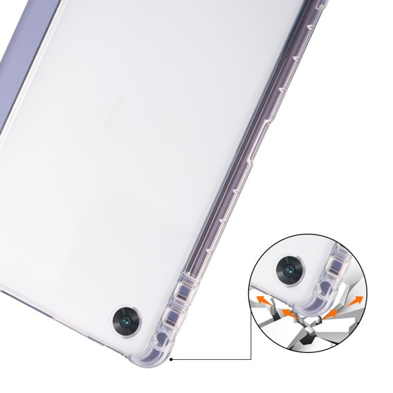 Pouzdro pro Oppo Pad Air, Smartcase Hybrid, se slotem na stylus, fialové