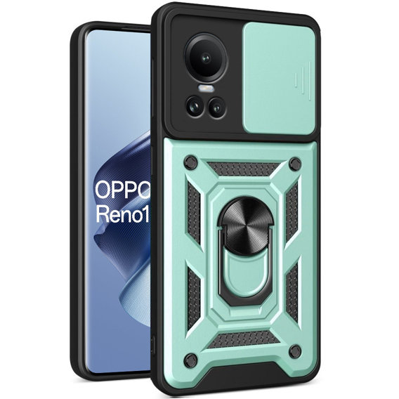 Pouzdro pro Oppo Reno 10 / 10 Pro, CamShield Slide, zelený