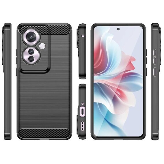 Pouzdro pro Oppo Reno 11F 5G, Carbon, černé