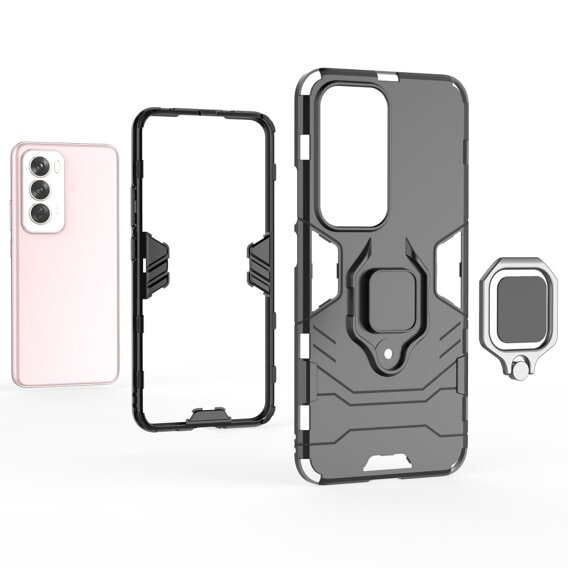 Pouzdro pro Oppo Reno 12, Military kickstand, černé