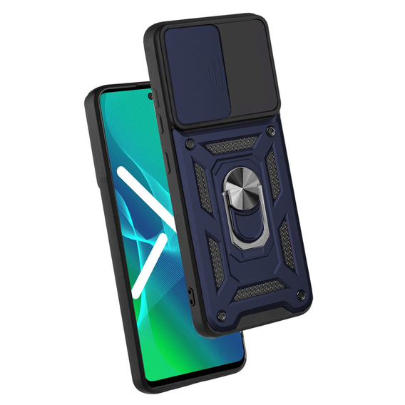 Pouzdro pro Oppo Reno 6 5G, CamShield Slide, modré