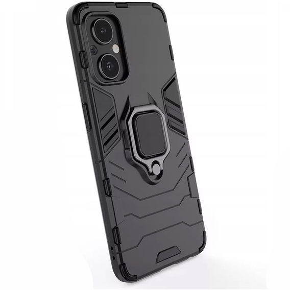 Pouzdro pro Oppo Reno7 Lite, Kickstand Ring, černé