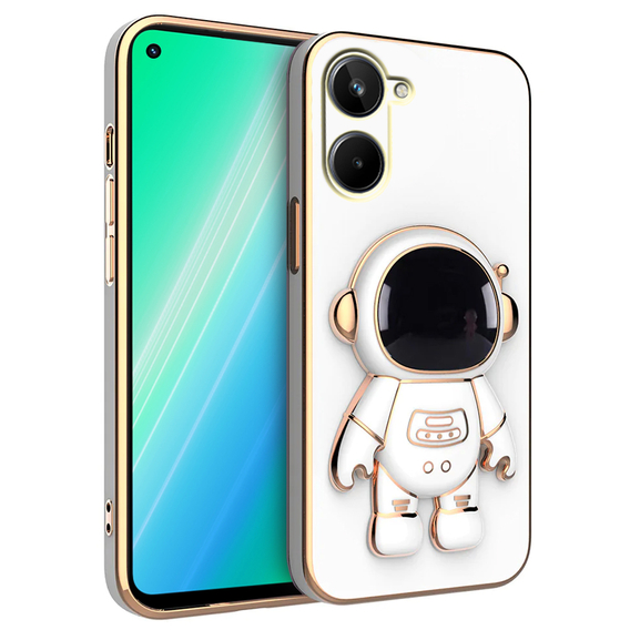 Pouzdro pro Realme 10 4G, Astronaut, bílé