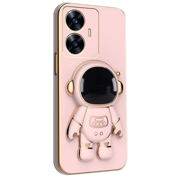 Pouzdro pro Realme C55, Astronaut, růžové rose gold