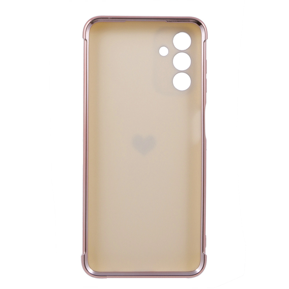 Pouzdro pro Samsung Galaxy A13 5G, Electro heart, růžové rose gold