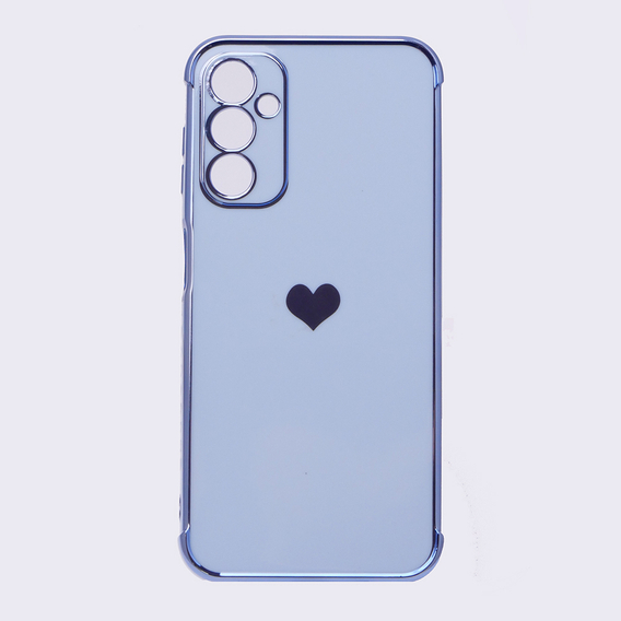 Pouzdro pro Samsung Galaxy A14 4G/5G, Electro heart, modré