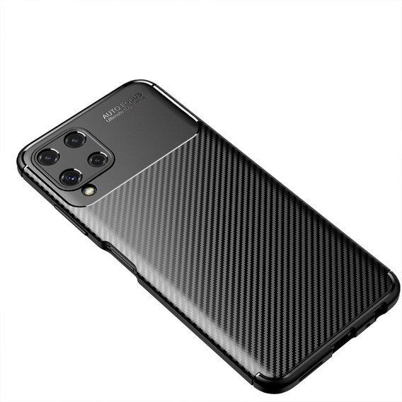 Pouzdro pro Samsung Galaxy A22 / M22 4G / LTE, Carbon Gel, černé