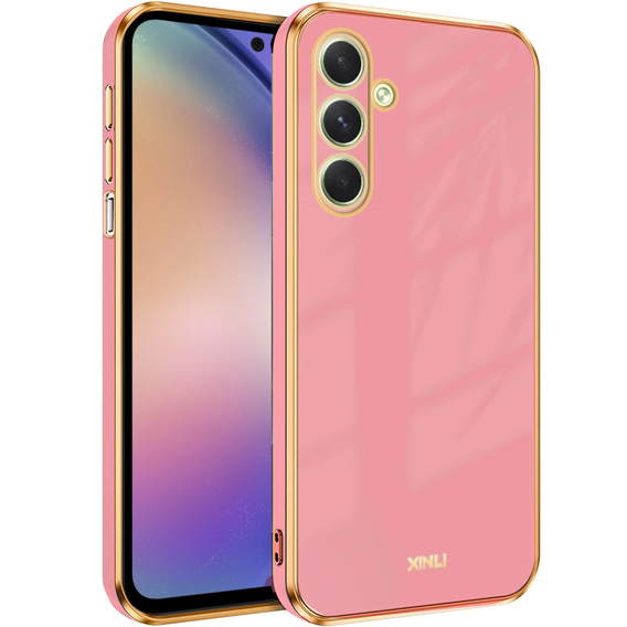 Pouzdro pro Samsung Galaxy A54 5G, Glamour CamShield, červené