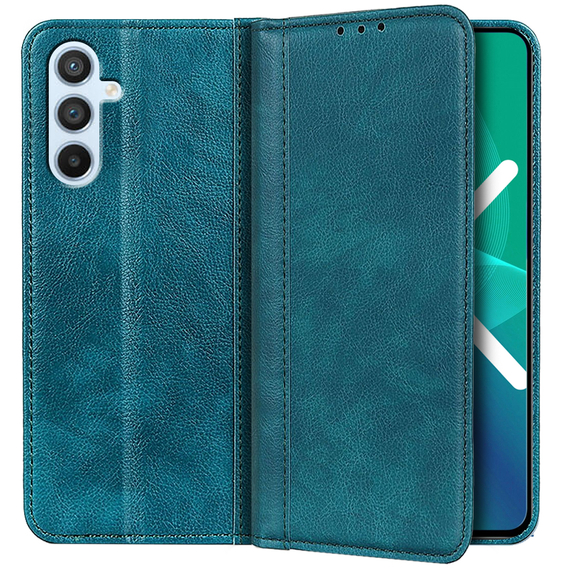 Pouzdro pro Samsung Galaxy A54 5G, Wallet Litchi Leather, zelené