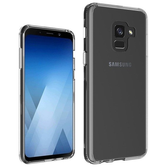 Pouzdro pro Samsung Galaxy A8 2018, Fusion Hybrid, průhledné