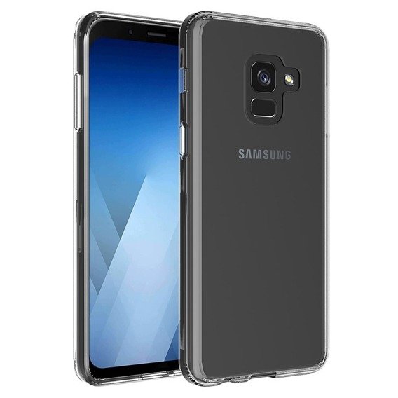 Pouzdro pro Samsung Galaxy A8 2018, Fusion Hybrid, průhledné