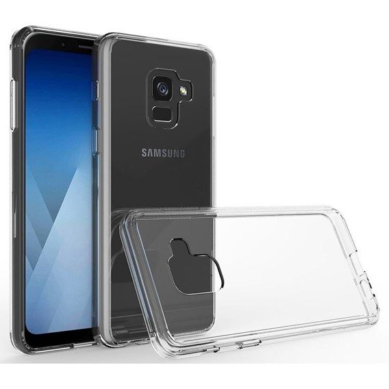 Pouzdro pro Samsung Galaxy A8 2018, Fusion Hybrid, průhledné