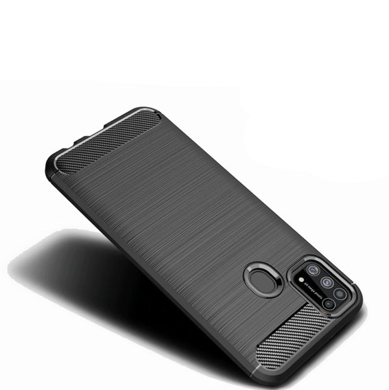 Pouzdro pro Samsung Galaxy M31, Carbon, černé