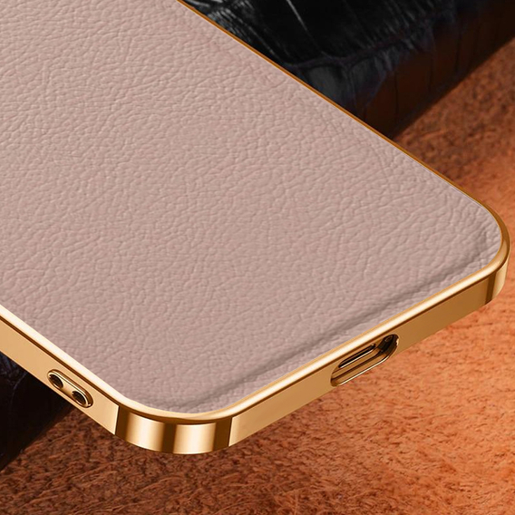 Pouzdro pro Samsung Galaxy S21+ Plus, Cowhide Leather, růžové