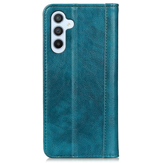 Pouzdro pro Samsung Galaxy S24, Wallet Litchi Leather, zelené