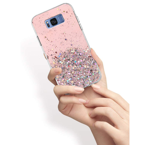 Pouzdro pro Samsung Galaxy S8, Glittery, růžové