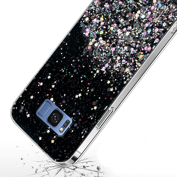 Pouzdro pro Samsung Galaxy S8+ Plus, Glittery, černé