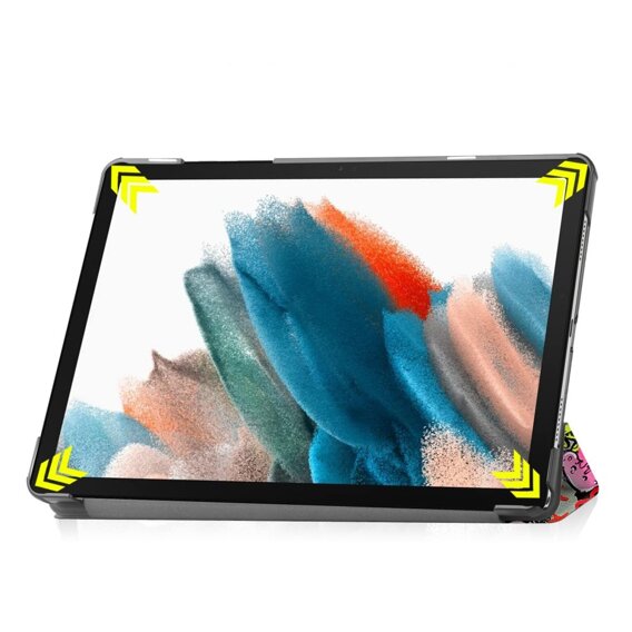 Pouzdro pro Samsung Galaxy Tab A9+, Smartcase, graffiti