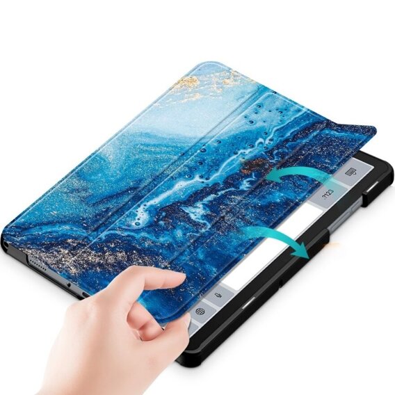 Pouzdro pro Samsung Galaxy Tab A9+, Smartcase, wave