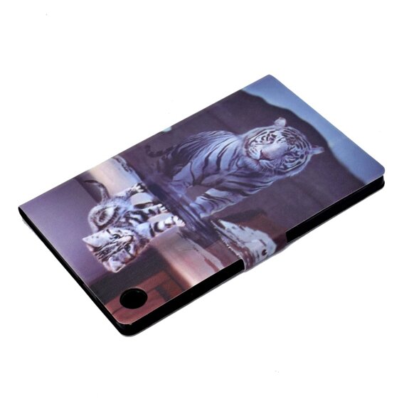 Pouzdro pro Samsung Galaxy Tab A9+ X210 / X215 / X216B, cat and tiger