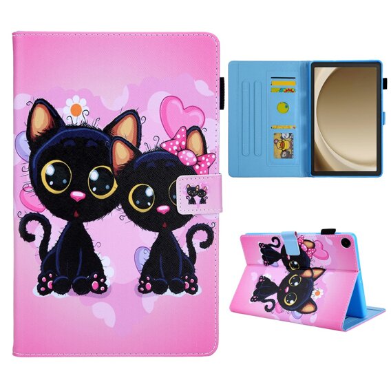 Pouzdro pro Samsung Galaxy Tab A9+ X210 / X215 / X216B, two cats