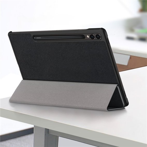 Pouzdro pro Samsung Galaxy Tab S9 Plus, Smartcase s prostorem pro stylus, černé