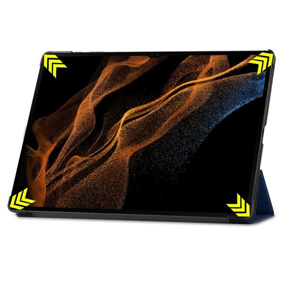 Pouzdro pro Samsung Galaxy Tab S9 Ultra, Smartcase, modré