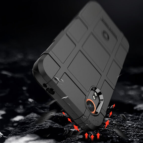 Pouzdro pro Samsung Galaxy Xcover 7, Rugged Shield, černé