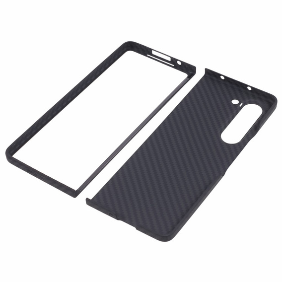 Pouzdro pro Samsung Galaxy Z Fold5 5G, Aramid Fiber Cover, černé