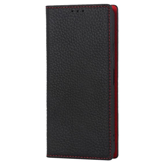 Pouzdro pro Sony Xperia 10 IV 5G, Wallet Litchi Leather, černé