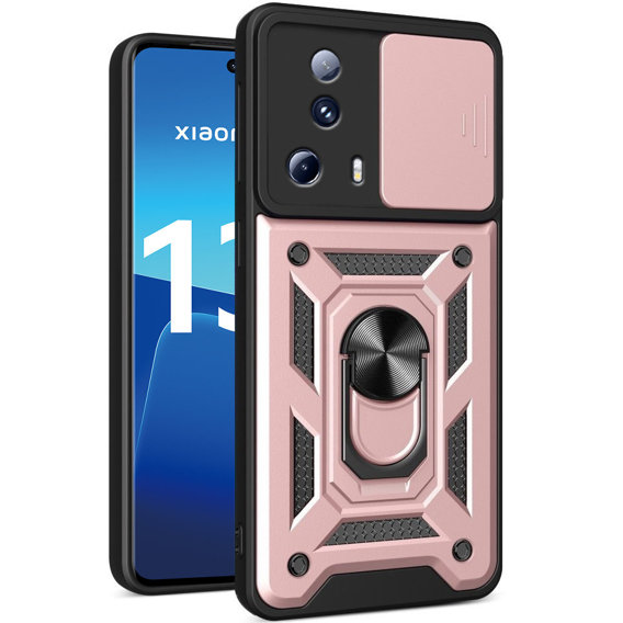 Pouzdro pro Xiaomi 13 Lite, CamShield Slide, růžové rose gold