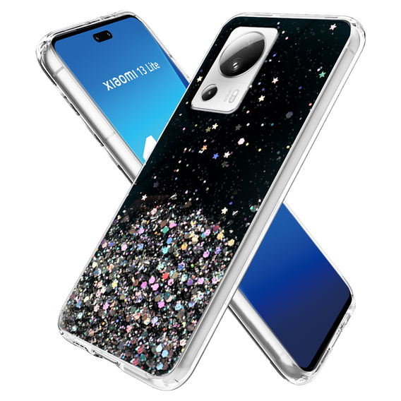 Pouzdro pro Xiaomi 13 Lite, Glittery, černé