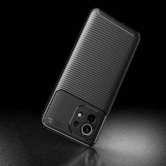 Pouzdro pro Xiaomi Mi 11, Carbon Gel, černé