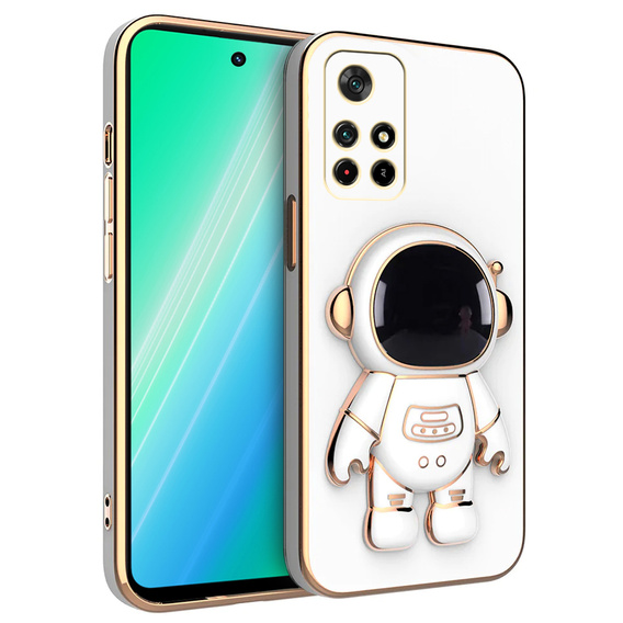 Pouzdro pro Xiaomi POCO M4 Pro 4G, Astronaut, bílé