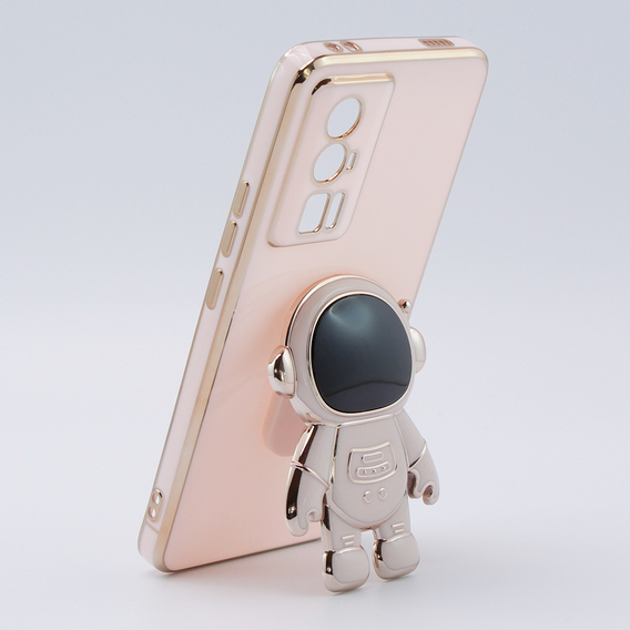 Pouzdro pro Xiaomi Poco F5 Pro, Astronaut, růžové