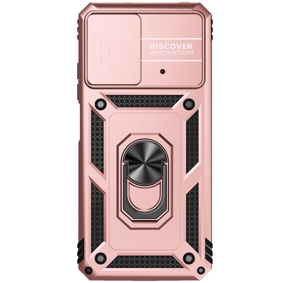 Pouzdro pro Xiaomi Poco M4 Pro 4G, CamShield Slide, růžové rose gold