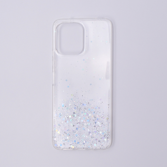 Pouzdro pro Xiaomi Redmi 12, Glittery, průhledné