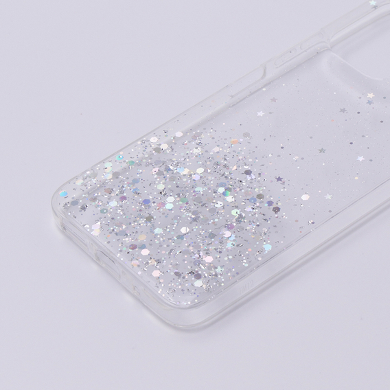 Pouzdro pro Xiaomi Redmi 12, Glittery, průhledné