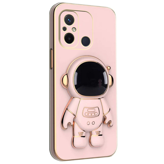 Pouzdro pro Xiaomi Redmi 12C, Astronaut, růžové