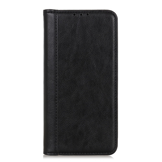 Pouzdro pro Xiaomi Redmi 13C / Poco C65, Wallet Litchi Leather, černé