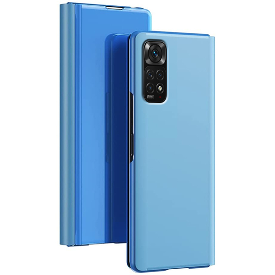 Pouzdro pro Xiaomi Redmi Note 11 / 11S, Clear View, modré