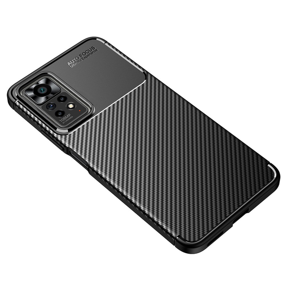 Pouzdro pro Xiaomi Redmi Note 11 Pro 4G / 5G, Carbon Gel, černé