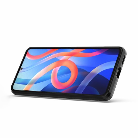 Pouzdro pro Xiaomi Redmi Note 11 Pro 4G/5G, Kickstand Ring, černé