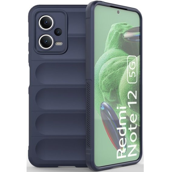 Pouzdro pro Xiaomi Redmi Note 12 5G / POCO X5 5G, Gaming Shockproof, námořnicky modré