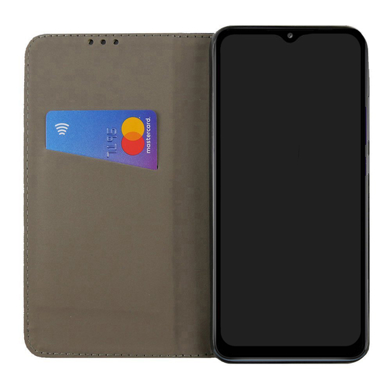 Pouzdro pro Xiaomi Redmi Note 13 4G, Smart Magnet, námořnicky modré + sklo 9H