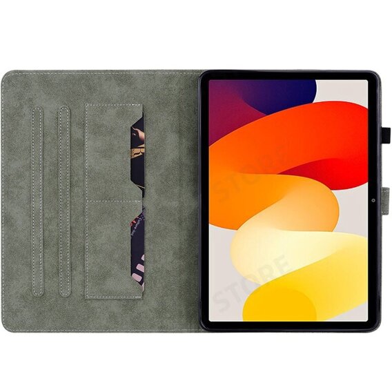 Pouzdro pro Xiaomi Redmi Pad SE 11", Wallet Pen Slot, černé