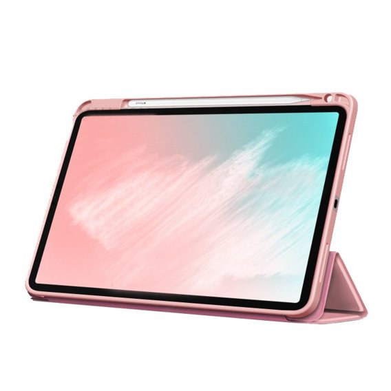 Pouzdro pro iPad Air 4 2020 / Air 5 2022 10.9", Smartcase s prostorem pro stylus, růžové