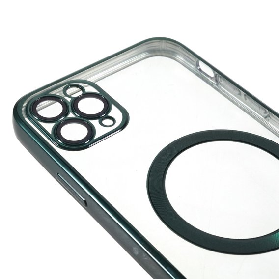 Pouzdro pro iPhone 11 Pro, MagSafe Hybrid, zelené