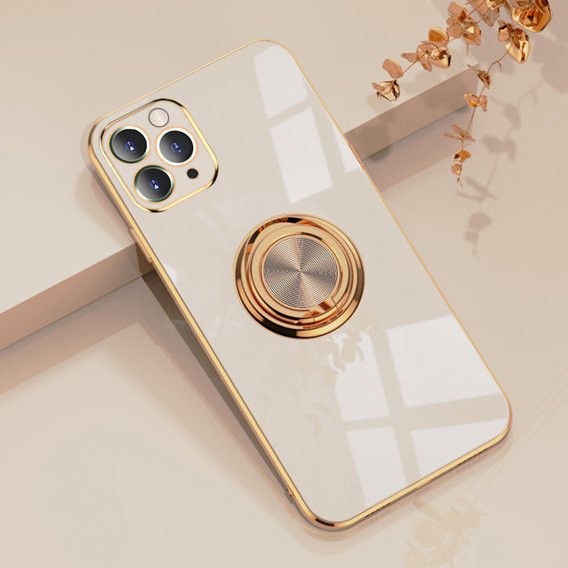 Pouzdro pro iPhone 12 Pro Max, Electro Ring, zlaté
